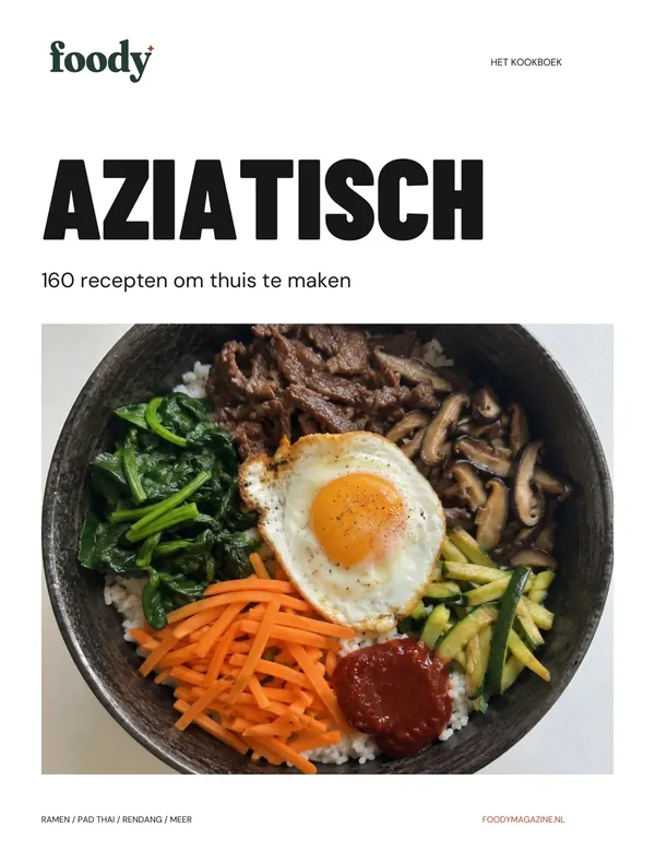 Omslag uit het Aziatische kookboek van Foody