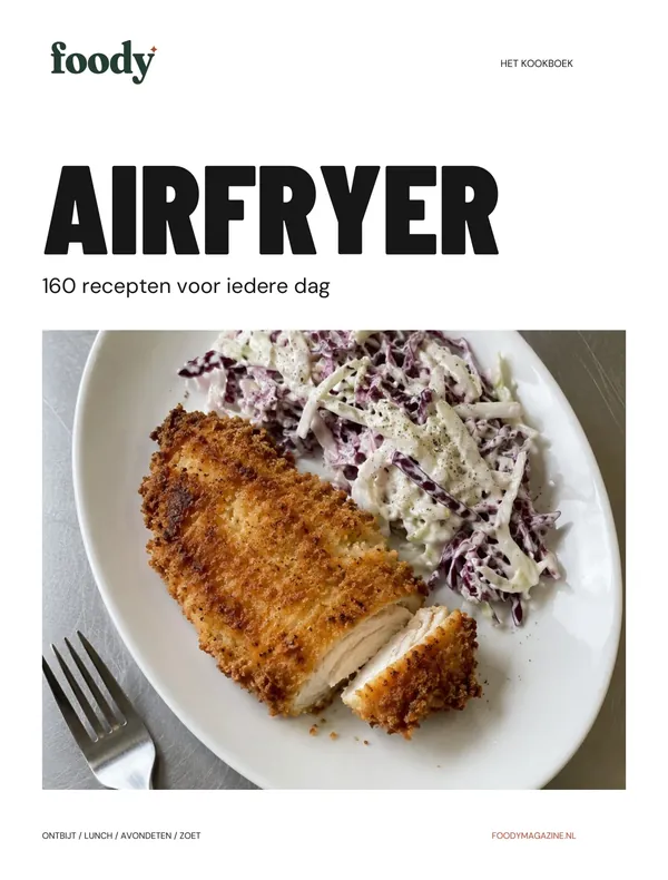 Omslag uit het Foody Airfryer-kookboek