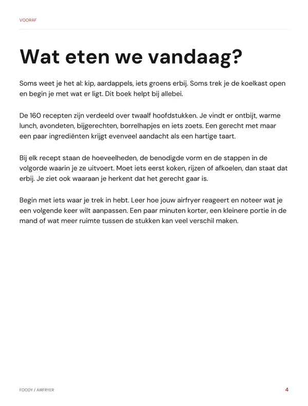 Vooraf uit het Foody Airfryer-kookboek