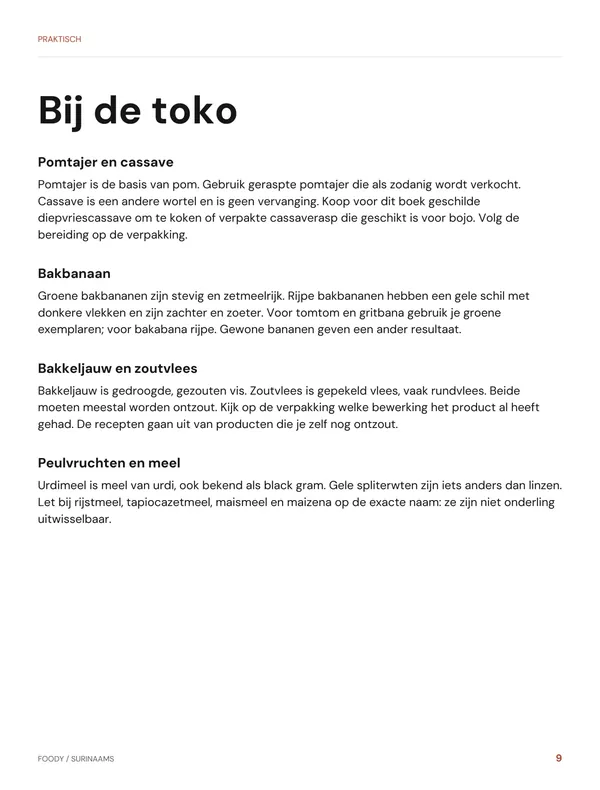 Praktisch: bij de toko uit het Surinaamse kookboek van Foody
