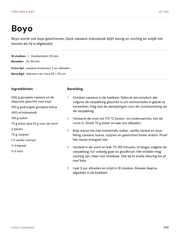 Boyo: recept uit het Surinaamse kookboek van Foody
